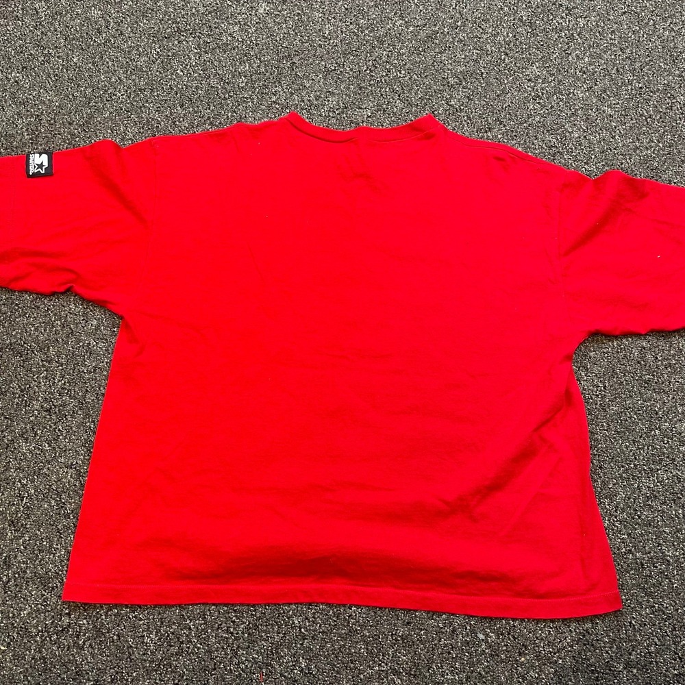 Vintage Starter Mark McGwire 62 Sultan of Swing T-Shirt Red Boxy XL 1998 MLBPA - Picture 3 of 7
